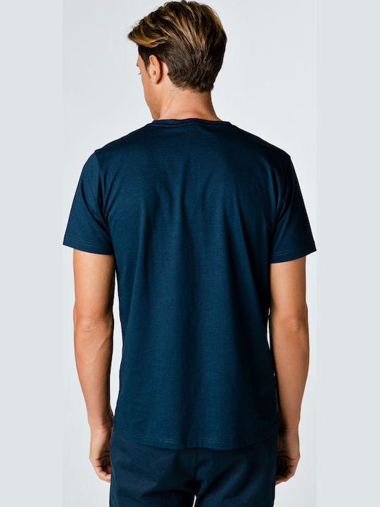 T-shirt Navy Μπλε
