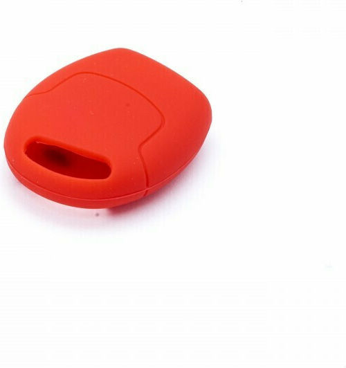 Silicone Car Key Cover Case Car Safety with 3 Buttons for Ford Red