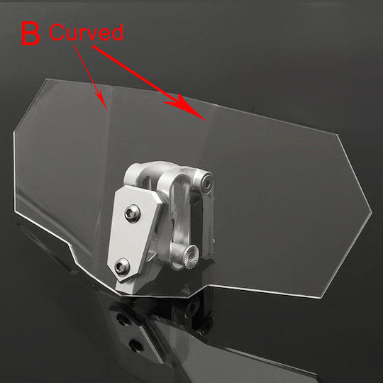 Motorcycle Windshield & Windscreen Visor Extender MTWCL1