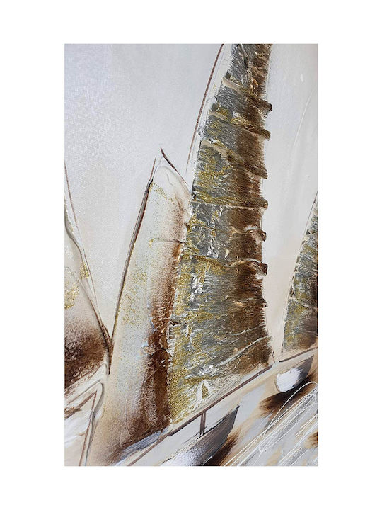 Inart Ιστιοφόρα Πίνακας σε Καμβά 150x50cm