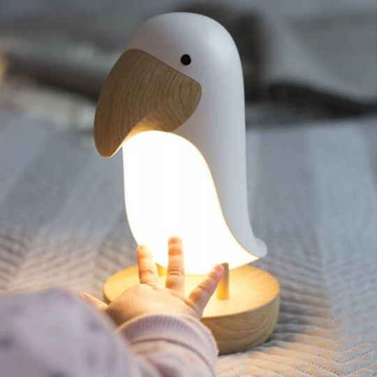 Rabbit & Friends Rabbit & Friends Nursery Night Light Bird Battery White