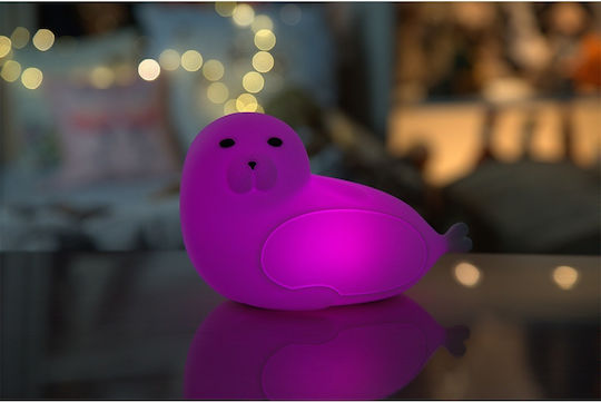 Rabbit & Friends Φωτάκι Νυκτός LED Φώκια USB Λευκό