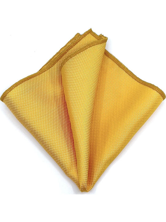 Legend Accessories Herren Krawatten Set Synthetisch,Polyester/Cotton/Leather Monochrom in Gelb Farbe