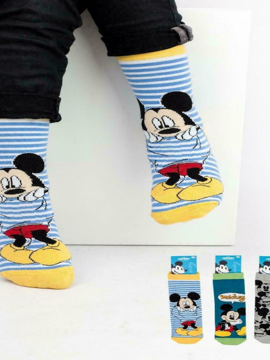 Disney Șosete pentru Copii Înălțime până la genunchi Multicolore 3 Perechi