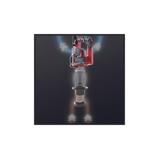Einhell Tesv 18 Lisolo Reîncărcabilă Aspirator 2 în 1 Stick & De Mână Fără Încărcător & Baterie Roșie