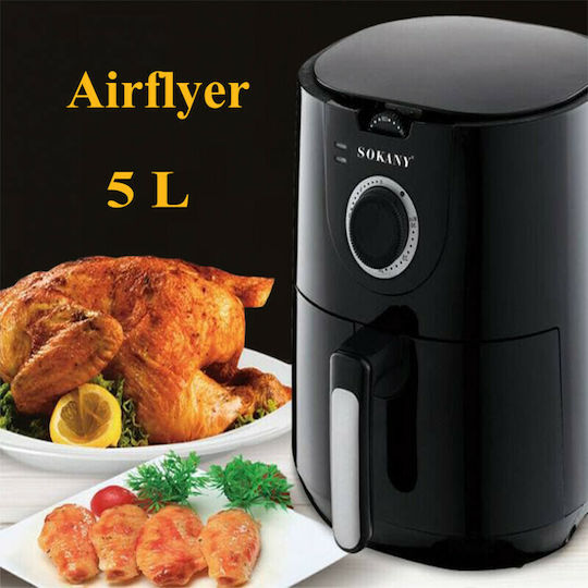 Sokany Heißluftfritteuse mit Wi-Fi 5Es Schwarz AF-002
