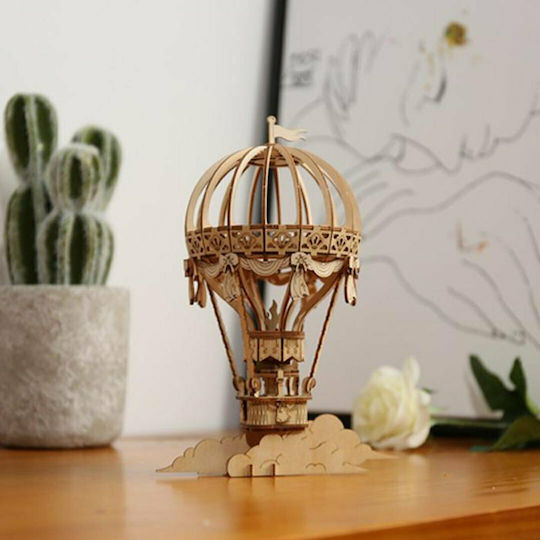 Robotime Wooden Construction Toy Hot Air Ballon for Children 8++ Years