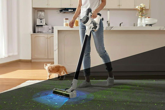 Tineco Pure One S12 Tango Акумулаторна Вертикална Прахосмукачка 2 в 1 Stick и Ръчна 21.6V Бяла