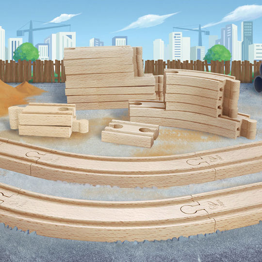 Hape Super Expansion Rail Pack Schienensets aus Holz für 3++ Jahre