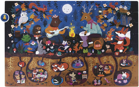 Παιδικό Puzzle Τα Ζωάκια στη Φύση για 5+ Ετών 104pcs Apli Kids