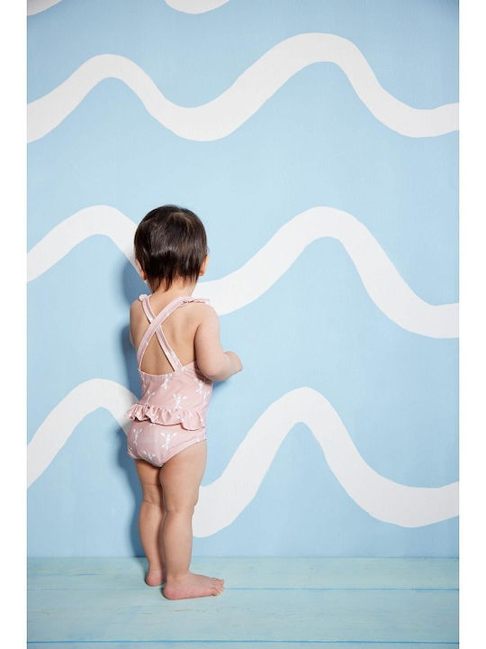 Fresk Kids Swimwear One-Piece Pink