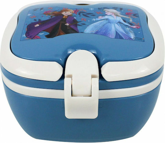 Gim Frozen Plastic Kids' Food Container Frozen Light Blue