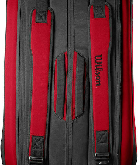 Wilson Super Tour Clash V2 15 Racket Tennis Bag Red