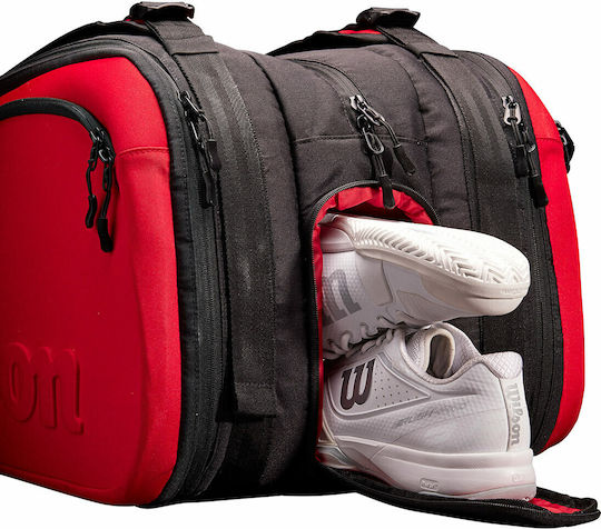 Wilson Super Tour Clash V2 15 Racket Tennis Bag Red