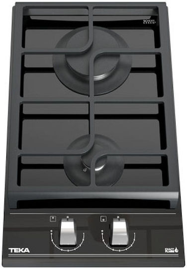 Teka Domino Gas Cooktop Autonomous 30x51εκ.