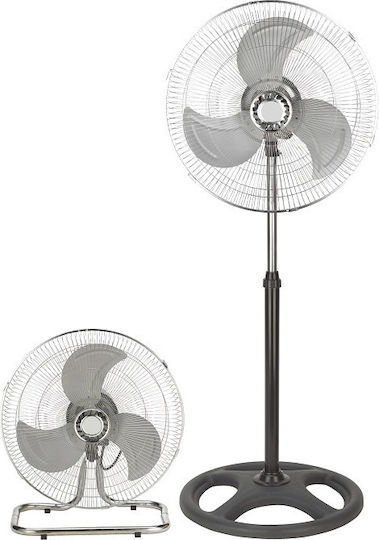 Brand 1175 Πολυμορφικός Ανεμιστήρας 100W Διαμέτρου 45cm Μαύρος