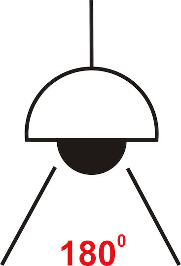 Spot Light Ceiling Fan 122cm with Light Fixture Brown / Black