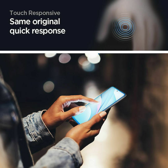 Spigen AlignMaster Full Face Tempered Glass Μαύρο (Galaxy M53 5G)