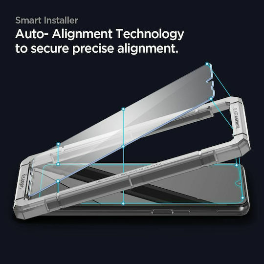 Spigen AlignMaster Full Face Tempered Glass Μαύρο (Galaxy M53 5G)