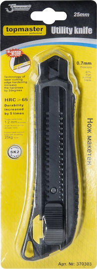 Topmaster Folding Knife Utility knife Security with Blade Width 25mm