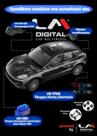 LM Digital Ηχοσύστημα Αυτοκινήτου για Seat Alhambra / Toledo / Altea Skoda Fabia / Roomster / Superb / Yeti Volkswagen Jetta / Caddy / Golf / Beetle / Passat 2004-2014 (Bluetooth/USB/WiFi/GPS/Apple-Carplay/Android-Auto) με Οθόνη Αφής 9"