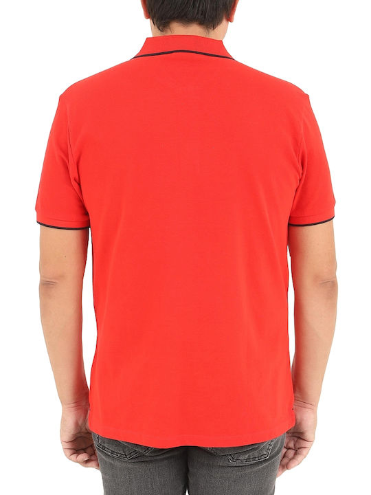 Beverly Hills Polo Club Herren Kurzarmshirt Polo Rot