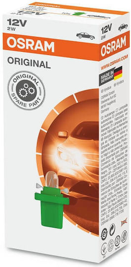 Osram Λάμπα Αυτοκινήτου B8.5D Αλογόνου 12V 2W