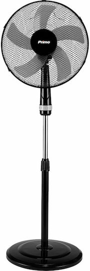 Primo PRSF-80449 Pedestal Fan 60W Diameter 45cm Black