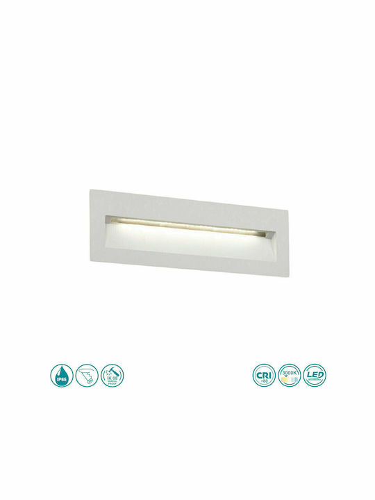 Faro Barcelona Nat Wall-Mounted Outdoor Ceiling Light LED IP65 8W