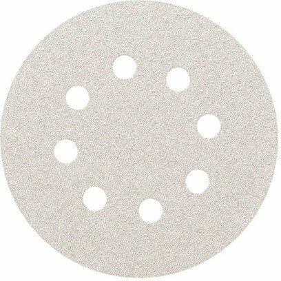 Smirdex 510 White Line Orbital Sander Sanding Sheet K120 with 7 Holes 150x150mm Set 100pcs
