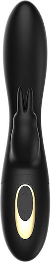 Ibiza Rotating Rabbit Vibrator Δονητής Rabbit 21.5cm Black