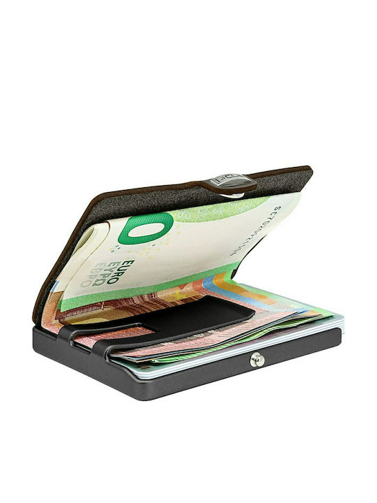 I-clip Soft Touch Мъжки Портфейл За Карти Gunmetal