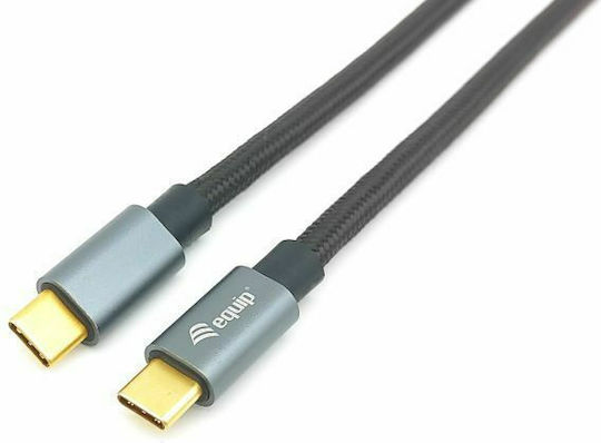 Equip USB 3.2 Video Cable USB-C Male - USB-C 100W PD Black 0.5m 128353