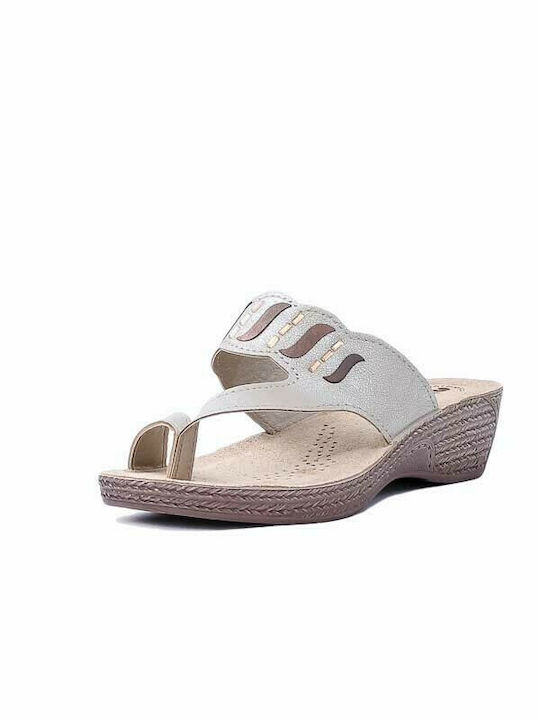 Inblu Women's Platform Wedge Sandals Sand