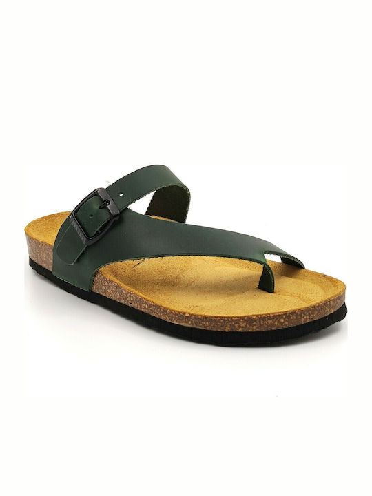 Battle Leather Women's Flat Sandals Anatomic Apure Forest