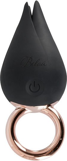 Belou Vibrator Finger Be Satisfied Finger Vibrator 3.8cm Black