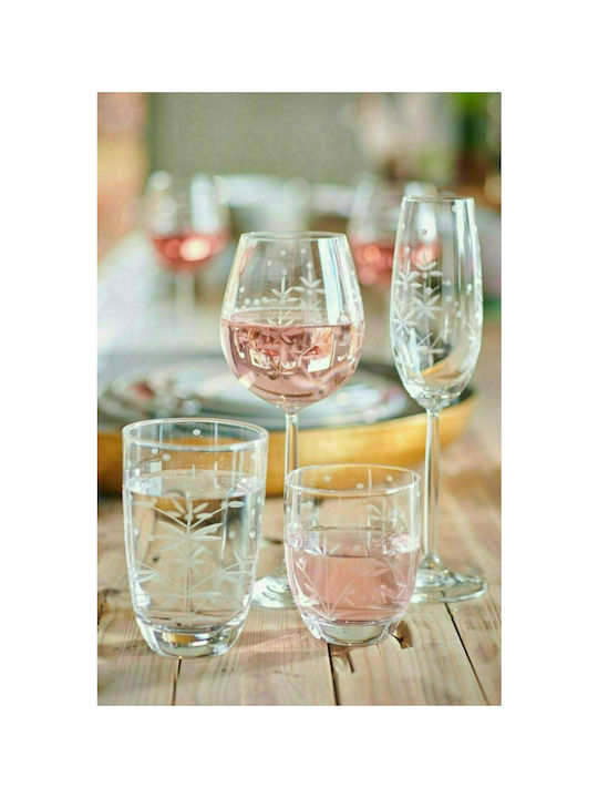 PiP Studio Etching Gläser-Set für Weißwein aus Glas Stapelbar 450ml 51.131.031 6Stück