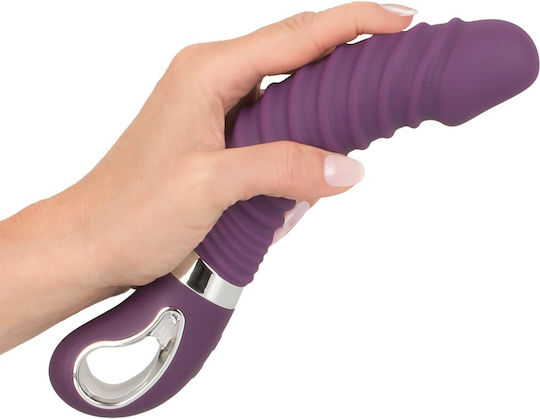 You2Toys Sweet Smile Warming Soft Vibrator Ρεαλιστικός Δονητής 23.5cm Purple