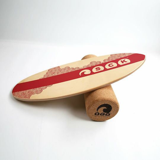 SCK Pro Placă De Echilibru Roșie 74x30x1.5cm