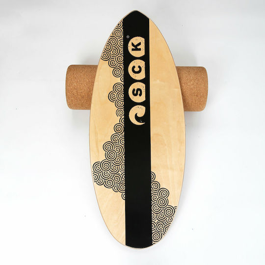SCK Pro Black Balance Board 74x30x1.5cm