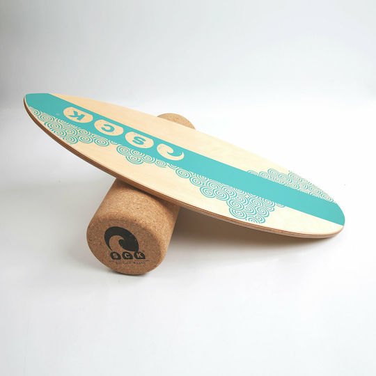 SCK Pro Balance Board Turquoise 74x30x1.5cm