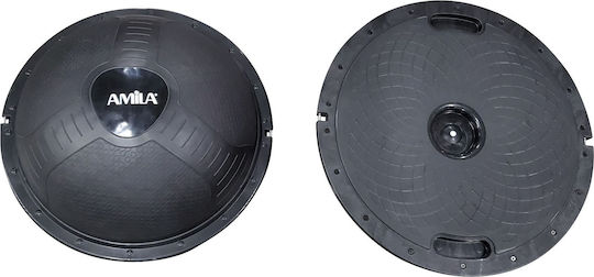 AMILA Balance Ball Black 60x60x23cm with Diameter 60cm 1pcs
