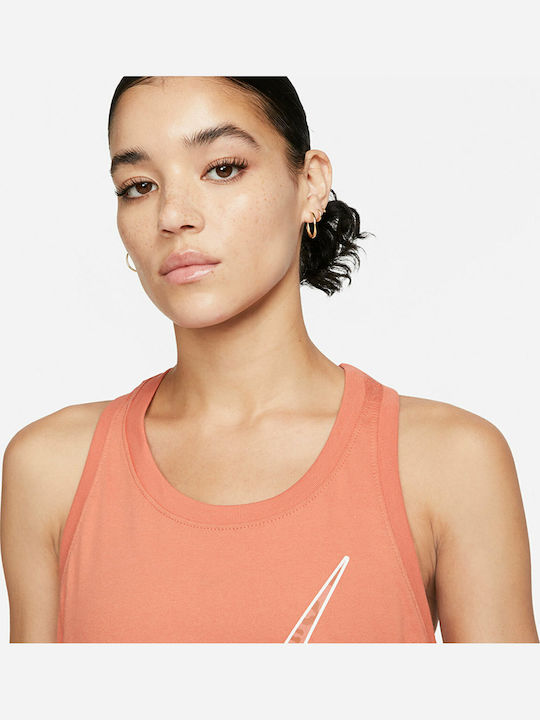 Spring One Hook Women's Summer Cotton Sleeveless Blouse Madder Root