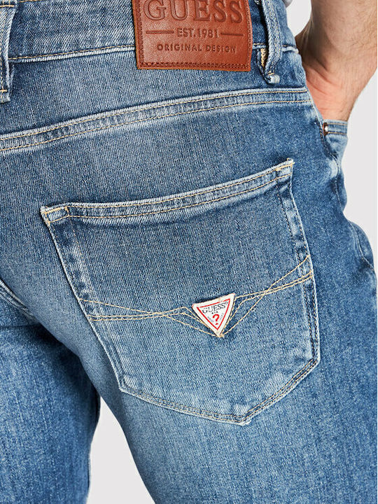 Angels Men's Jeans Pants with Slim Fit Mid Blue