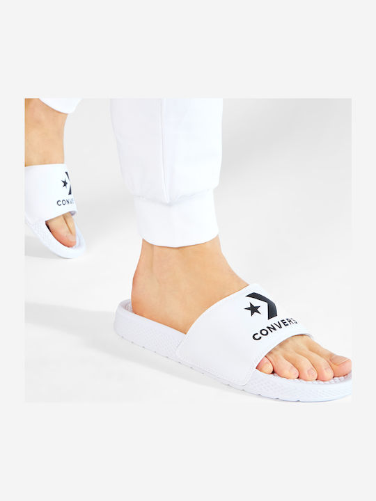 Slapi Bărbați Slides Albi