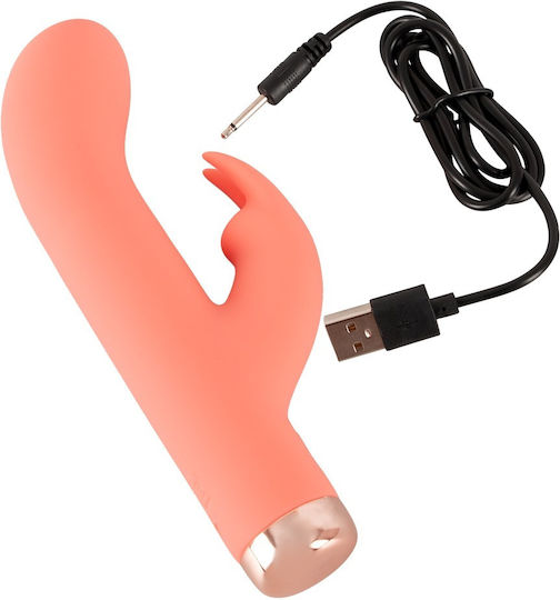 You2Toys Peachy Mini Δονητής Rabbit Mini Rabbit Vibrator 16.7cm Πορτοκαλί