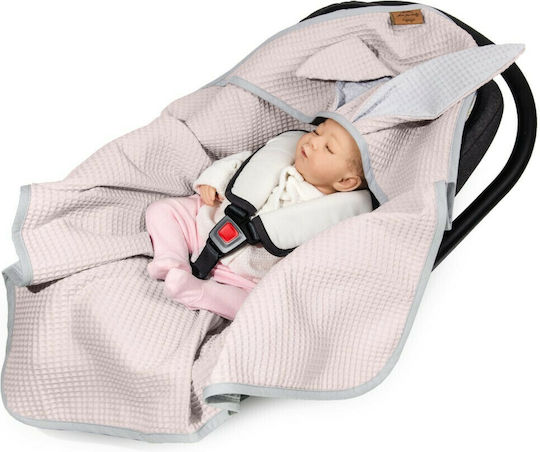 Beboulino Кувертa Детски пелени за пелени For Baby Pique Розов 78x78cm