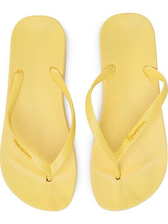 Women's Flip Flops in Yellow Color