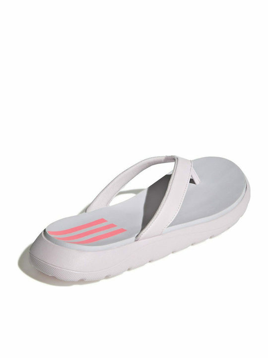 Comfort Flip Flops in White Colour