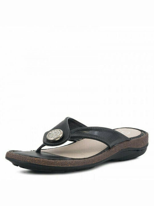 Parex Frauen Flip Flops in Schwarz Farbe